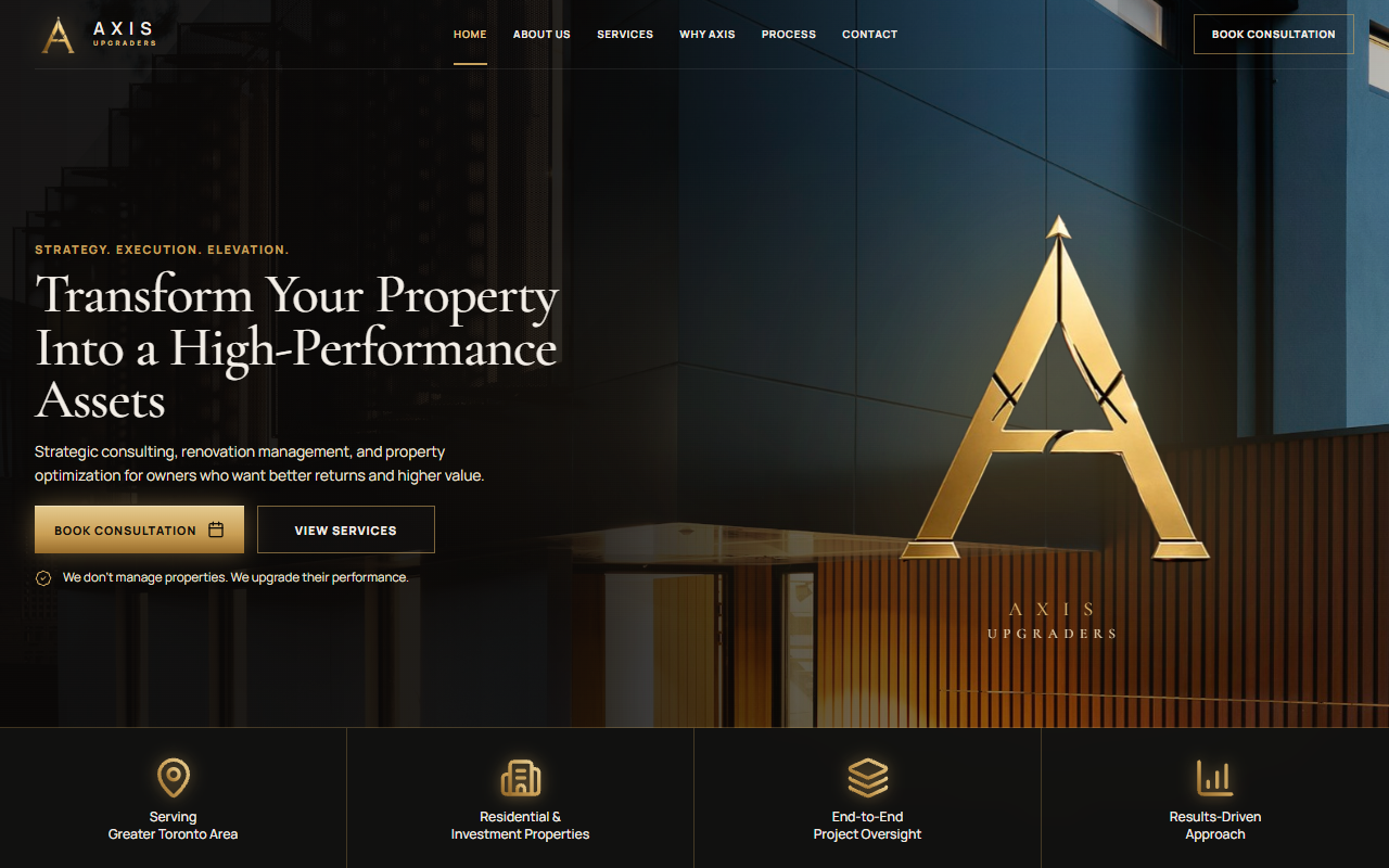 Axis Upgraders project preview