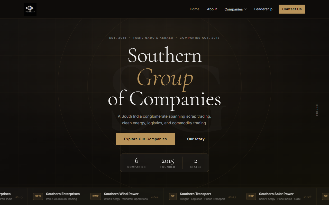 Southern Group of Companies project preview