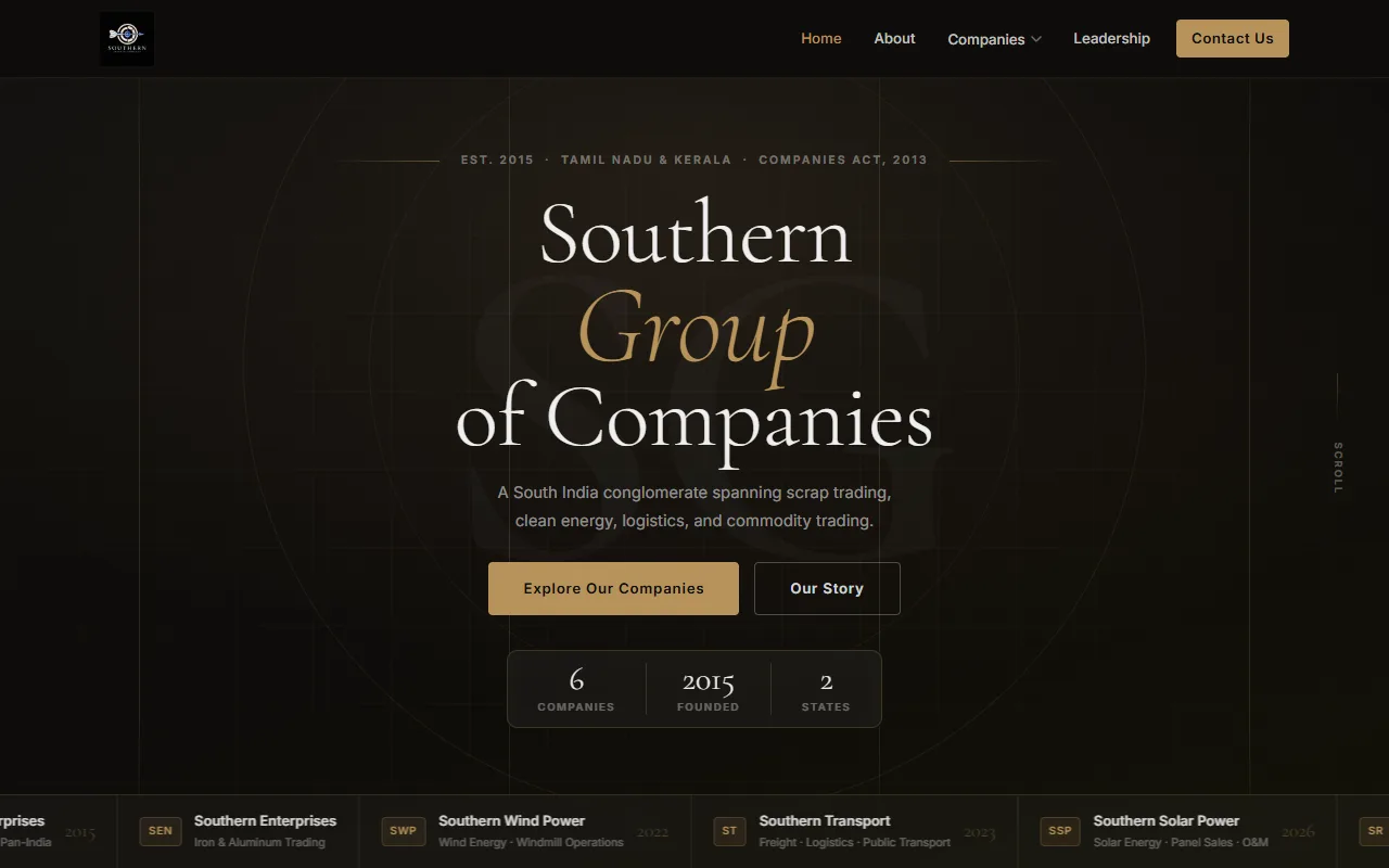 Southern Group of Companies — Corporate Website