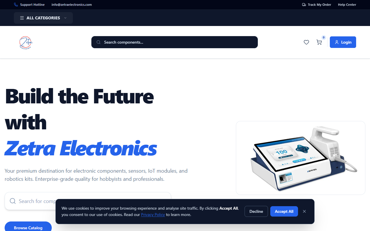 Zetra Electronics project preview
